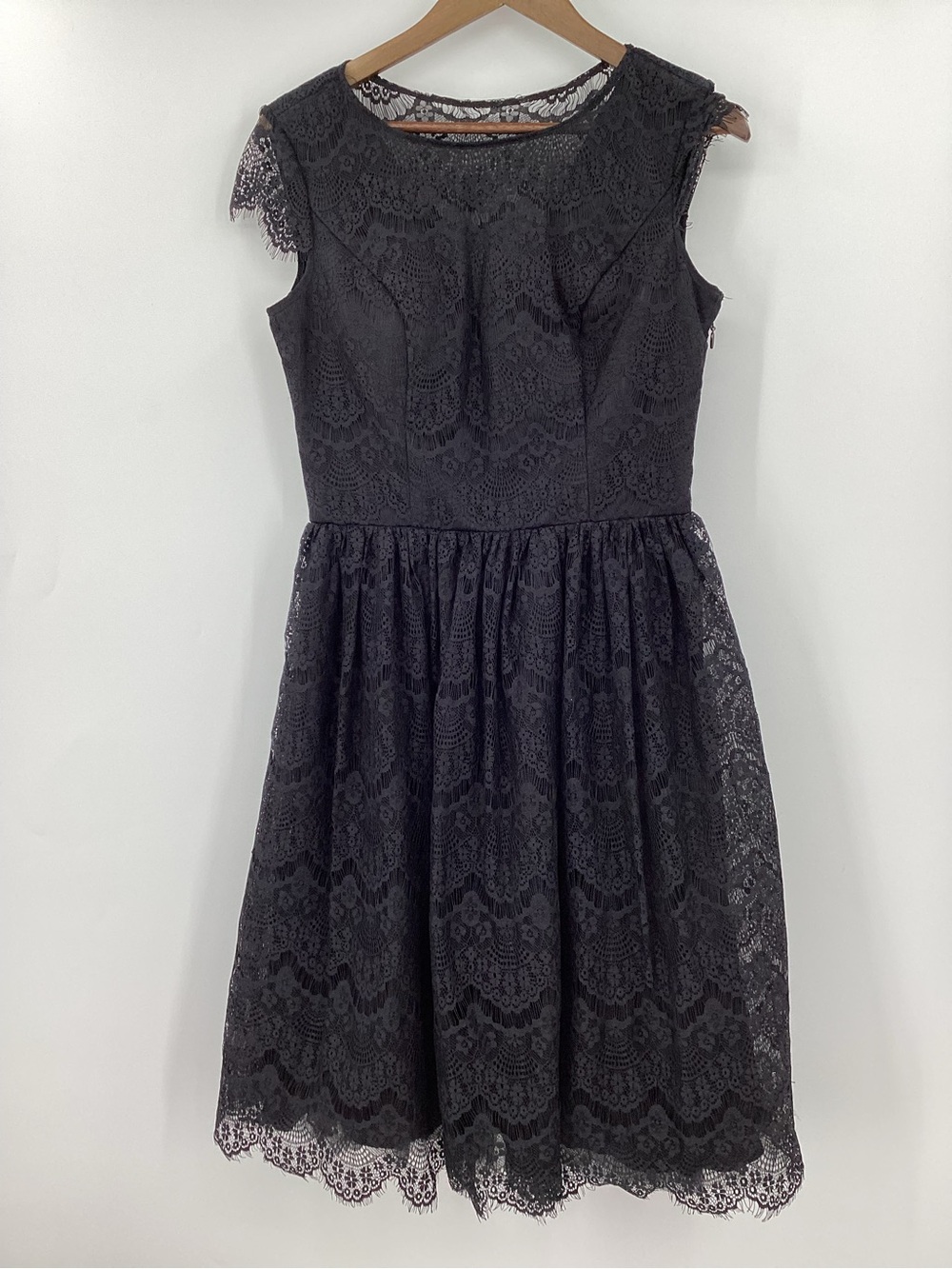 Chi Chi London Black Lace Midi Dress